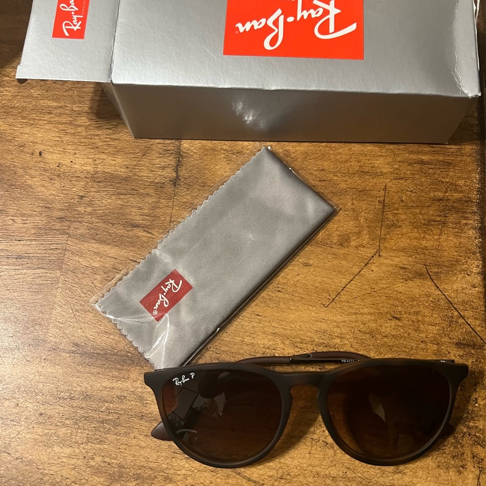 Ray Ban Erika Tortoise Sunglasses (Polarized)